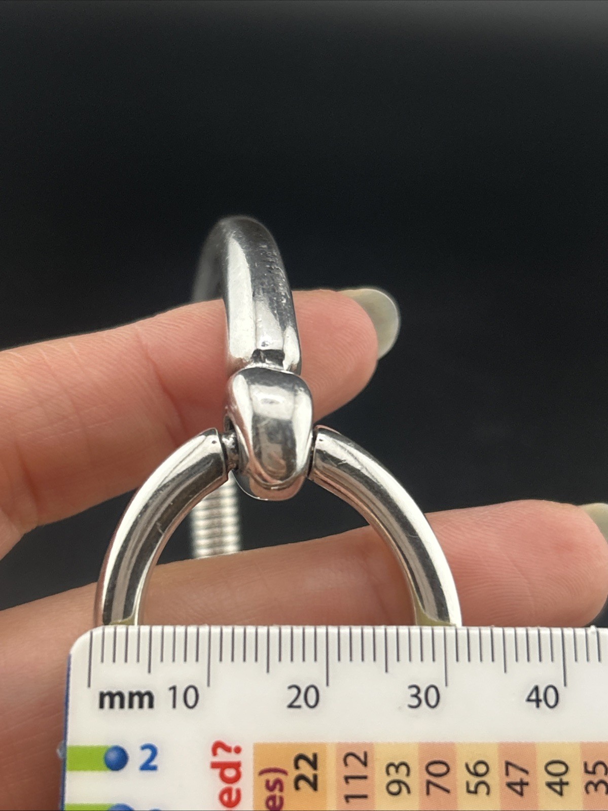 Solid Silver Plated UNOde50 “Hooked On A Feeling” Shackle- Shaped Clasp Bracelet