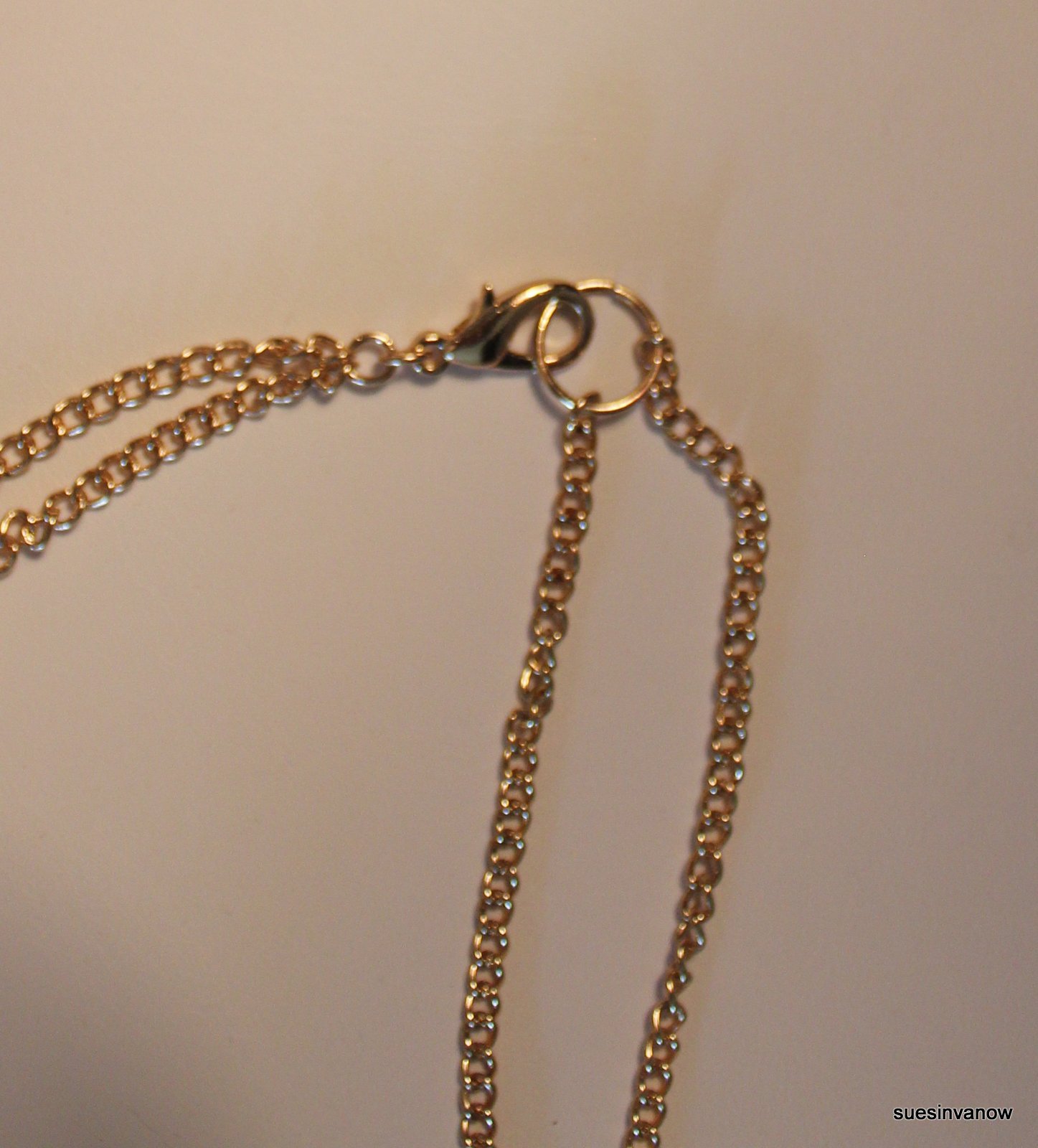 Goldtone Gold Ball Chain Necklace 26″ Sweater Blouse Dress Casual