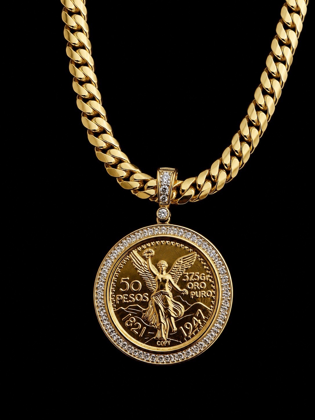 Cuban Link Chain W/ Pendant