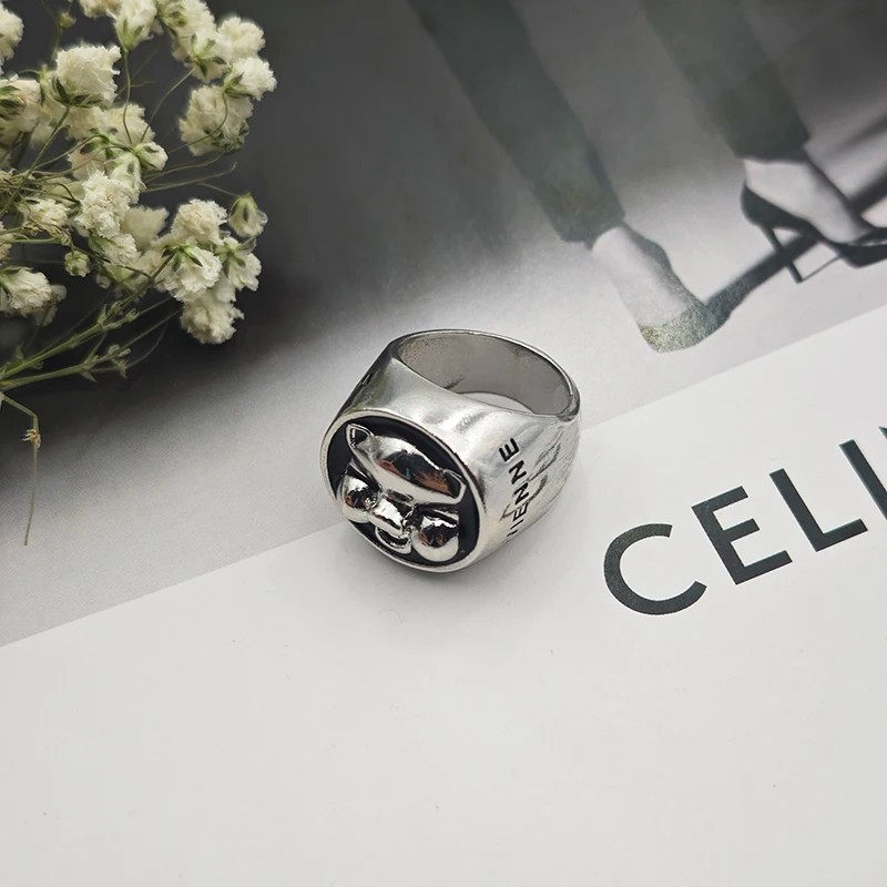Anime NANA Okazaki Shinichi Cosplay Ring Alloy Adult Unisex Kawaii 18mm