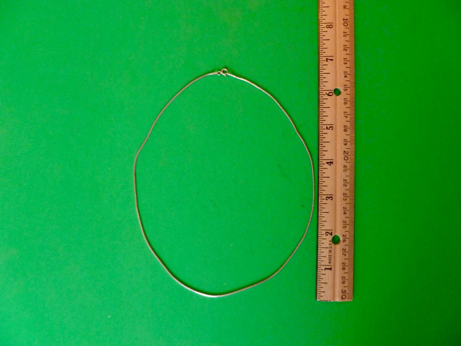 Silver Braid Necklace Pre-owned – See Description & Images