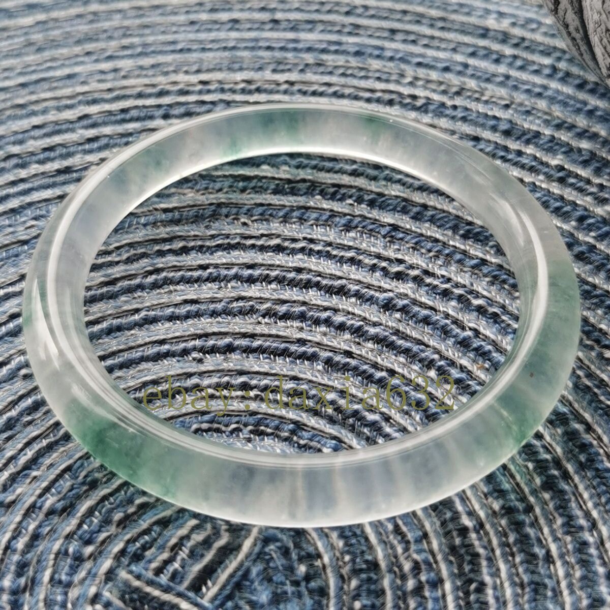 Certificate Natural Burmese emerald bracelet with floating blue flower bracelet