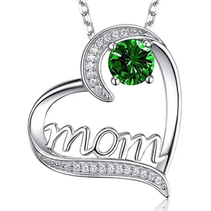 Love Heart Zircon Pendant Mom – Mother’s Day – Jewelry