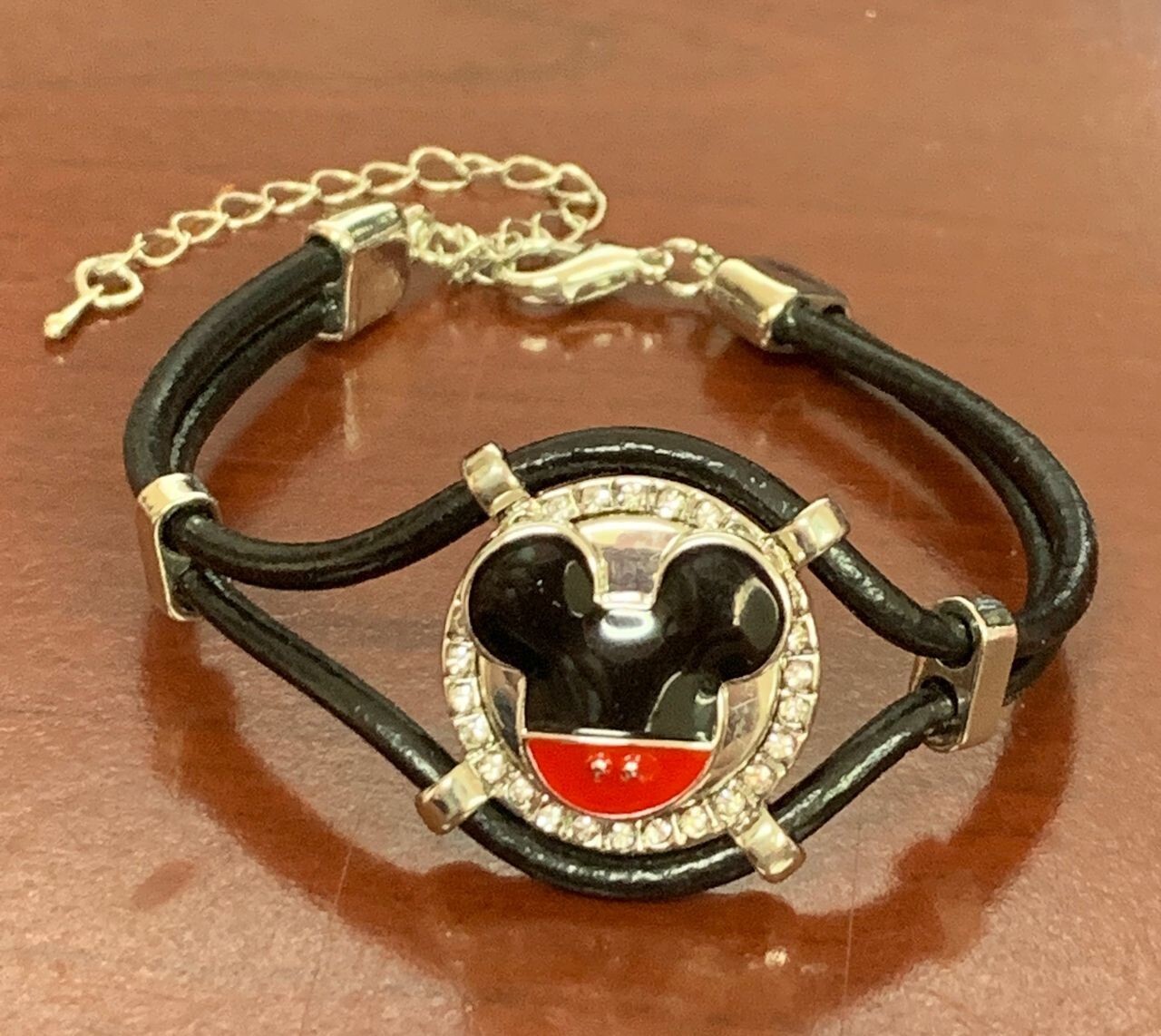 Snap Jewelry Mickey Mouse Enamel Ceramic 18-20mm Fits Ginger Charms Accessories