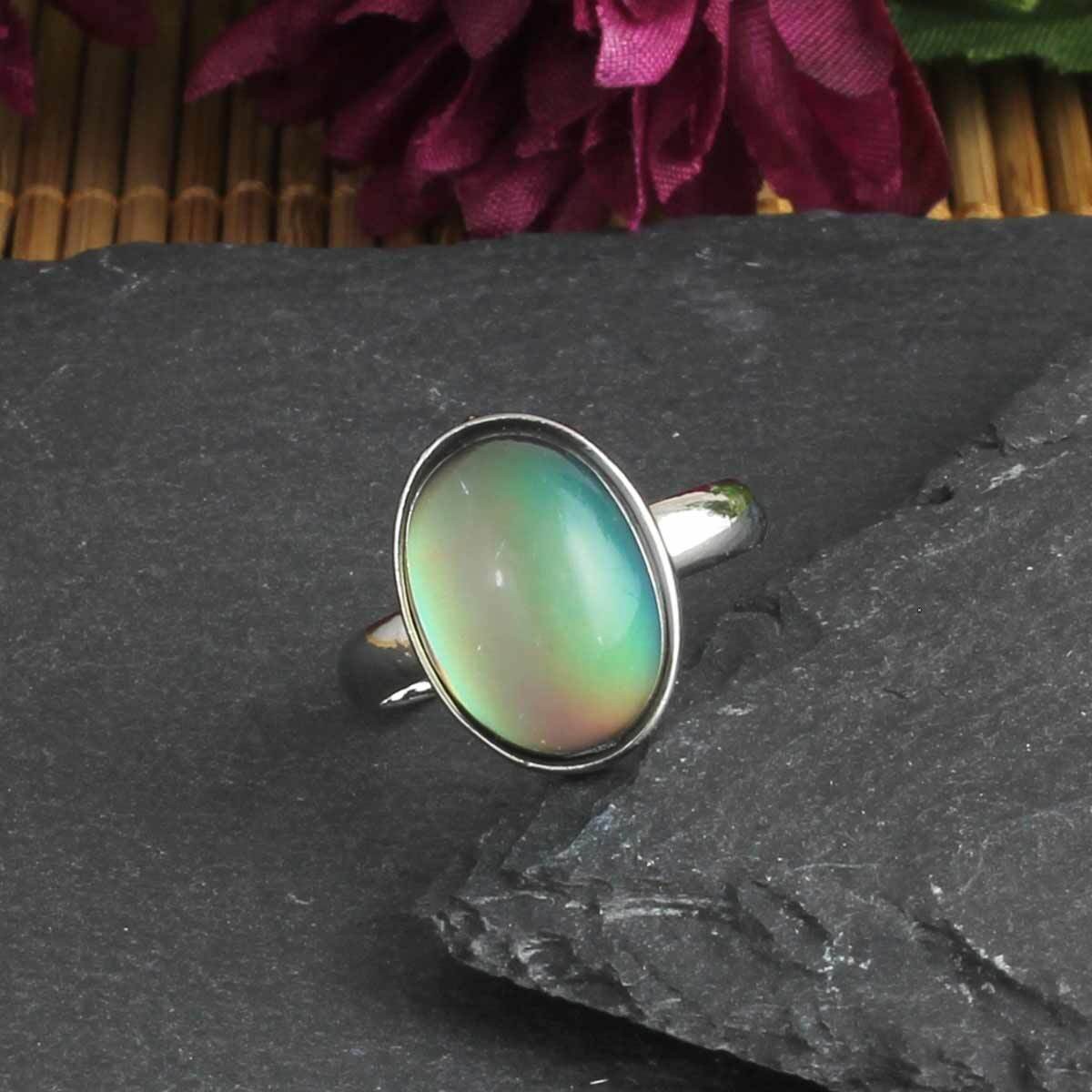 ZAD – Adjustable Oval Mood Ring