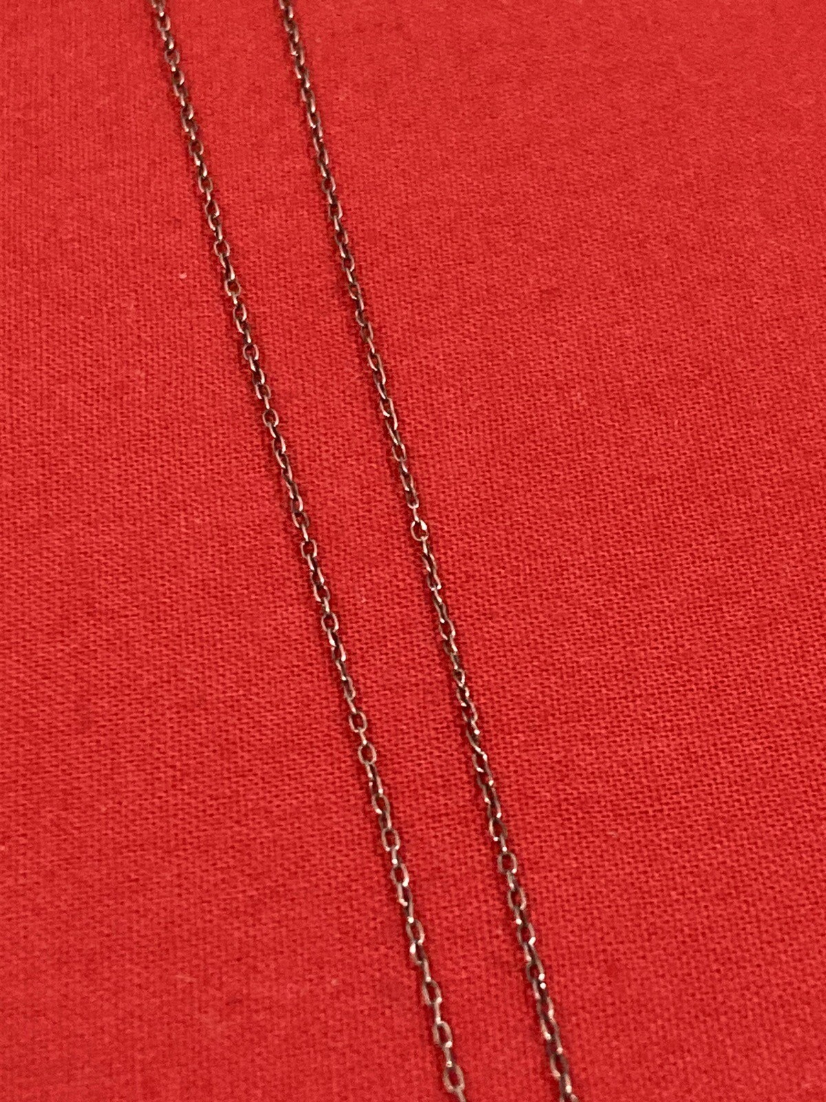 JCM Sterling Silver 925 Cubic Zirconia LETTER “S” Pendant & Link 19.25” Necklace