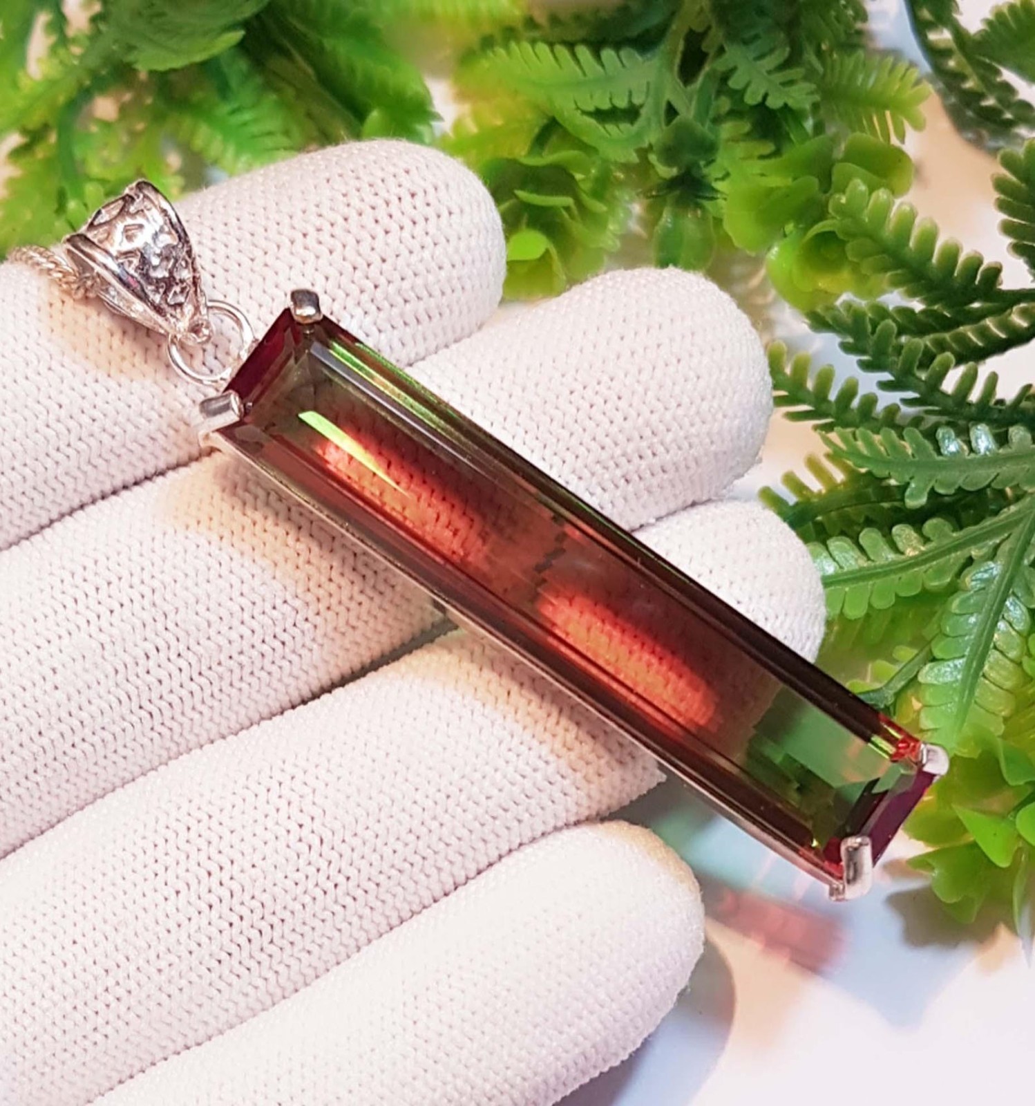 Certified 59 Ct Emerald Natural Zultanite 925 Silver Pendant Loose Gemstone A+