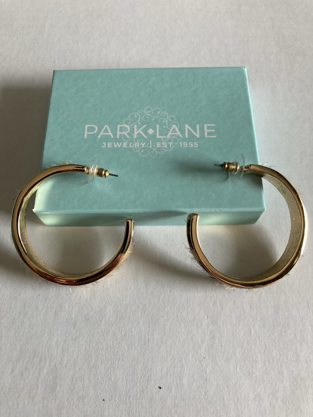 Park Lane “ESPRESSO” Cheetah Print Open Hoop Earrings~NEW ~Reg. $71