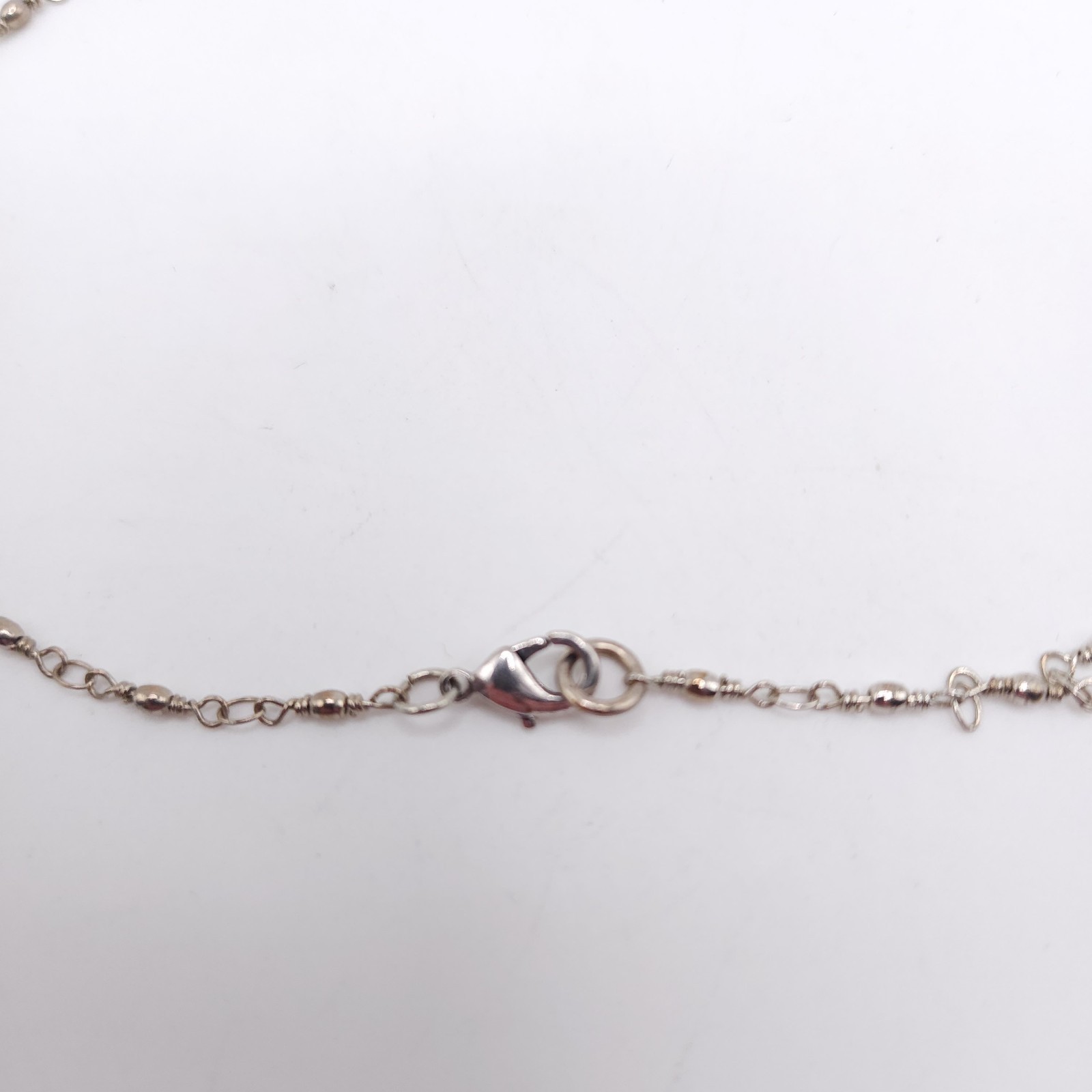 Silver Seahorse Pendant Necklace Starfish Faux Pearl Coastal 32in