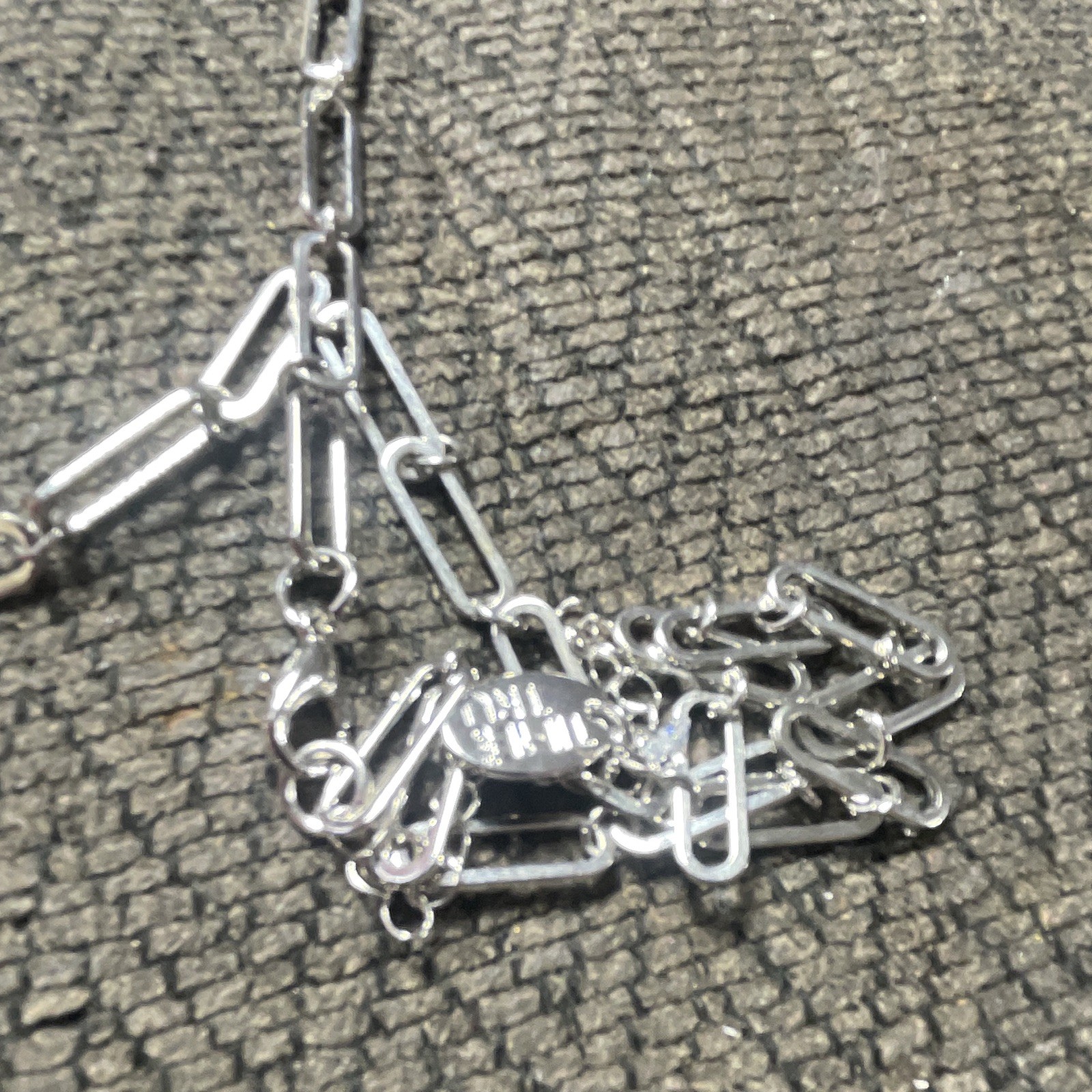 Silver Tone Link Chain Shell & Sand Dollar Charm Pendant Necklace Lobster Clasp