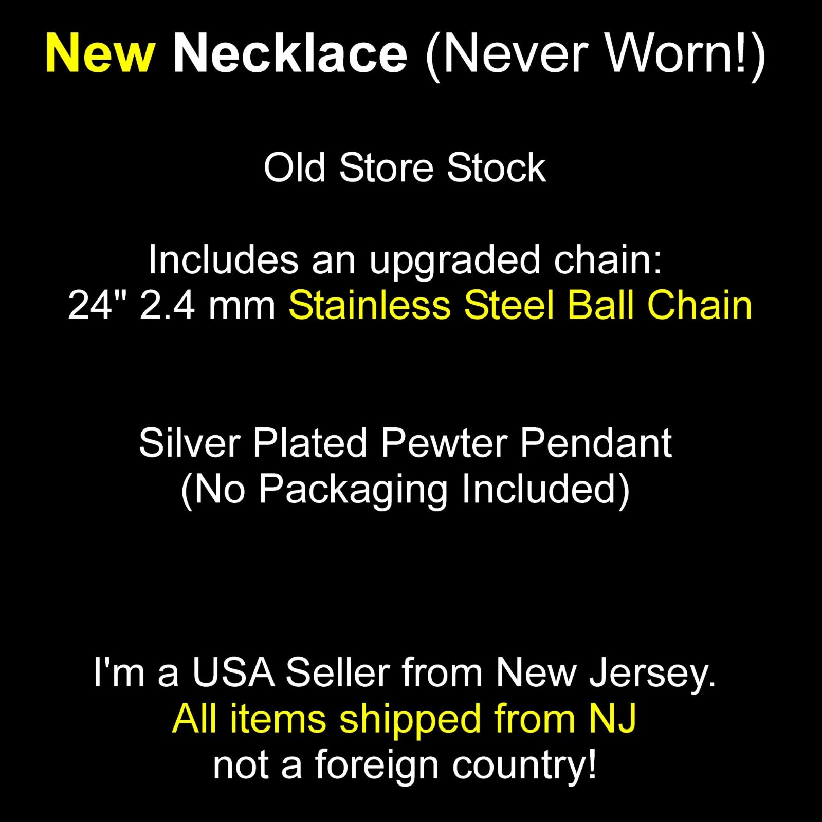Necklace HAND GRENADE Pendant Stainless Ball Chain New Explosive Charm