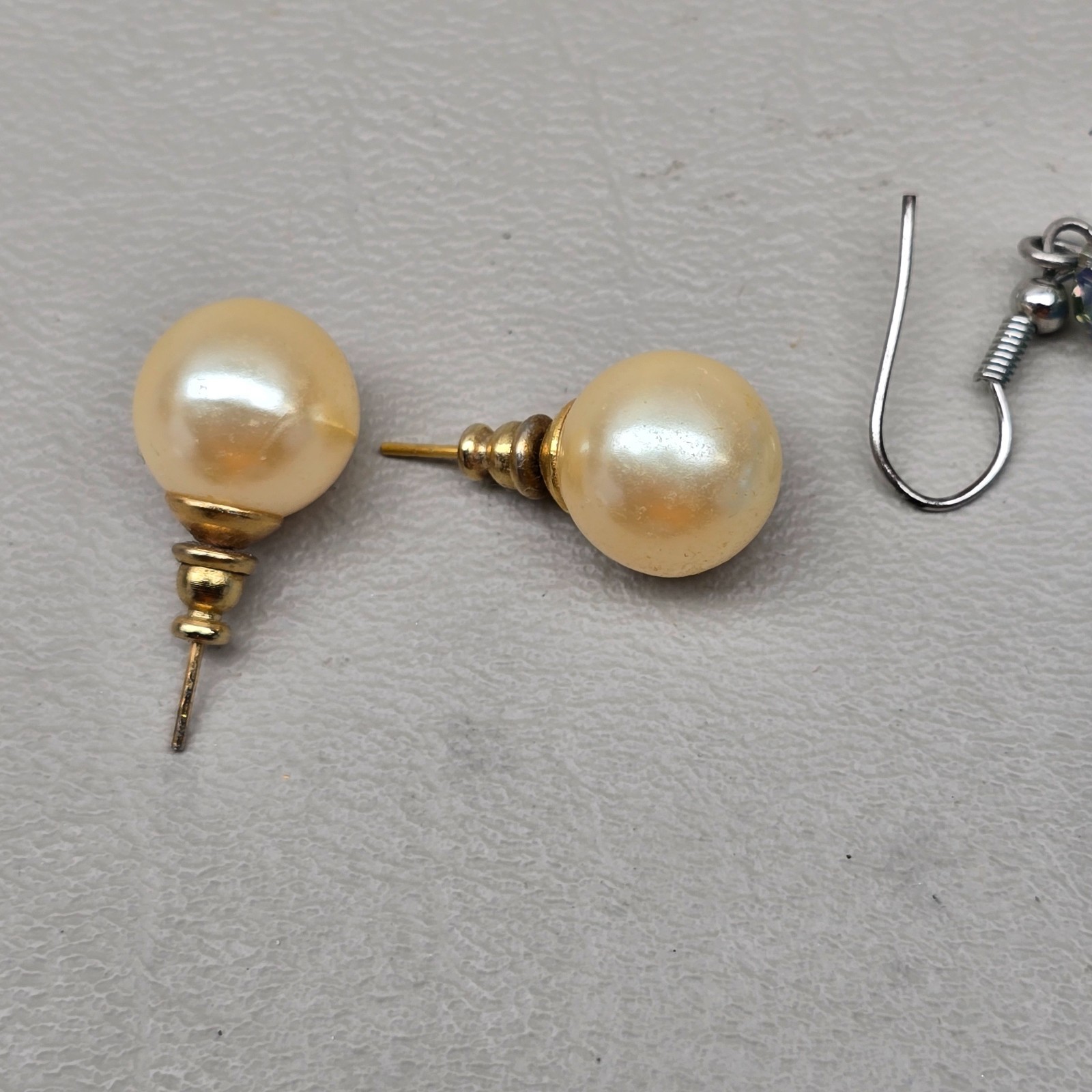 Earrings Lot Pierced Dangle Hook Stud Mixed Styles Beaded Enamel Fashion 8 Pair