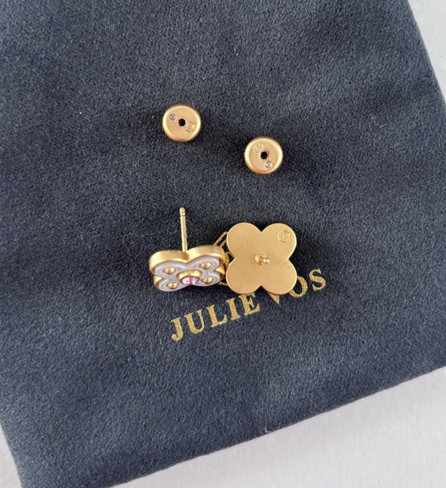 Brand New. $125 Julie Vos Colette Stud Earring