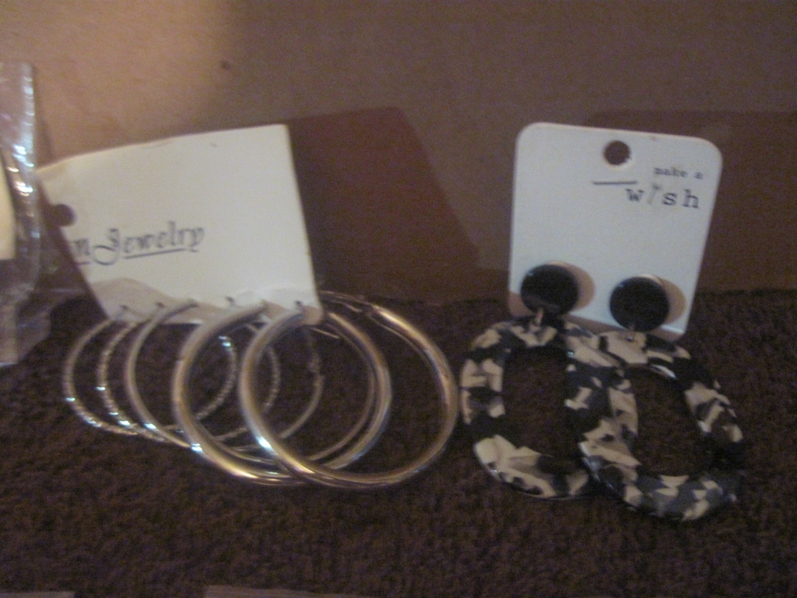 24 Pairs of Post & Wire Earrings for Pierced Ears, Var. Styles & Colors