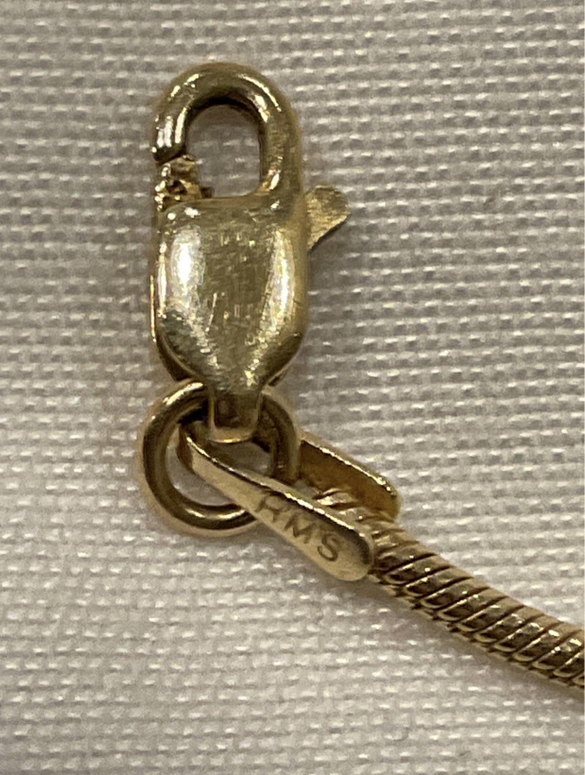 14K Solid Yellow Gold Snake Chain 7.8 Grams 20 Inches 2mm Wide