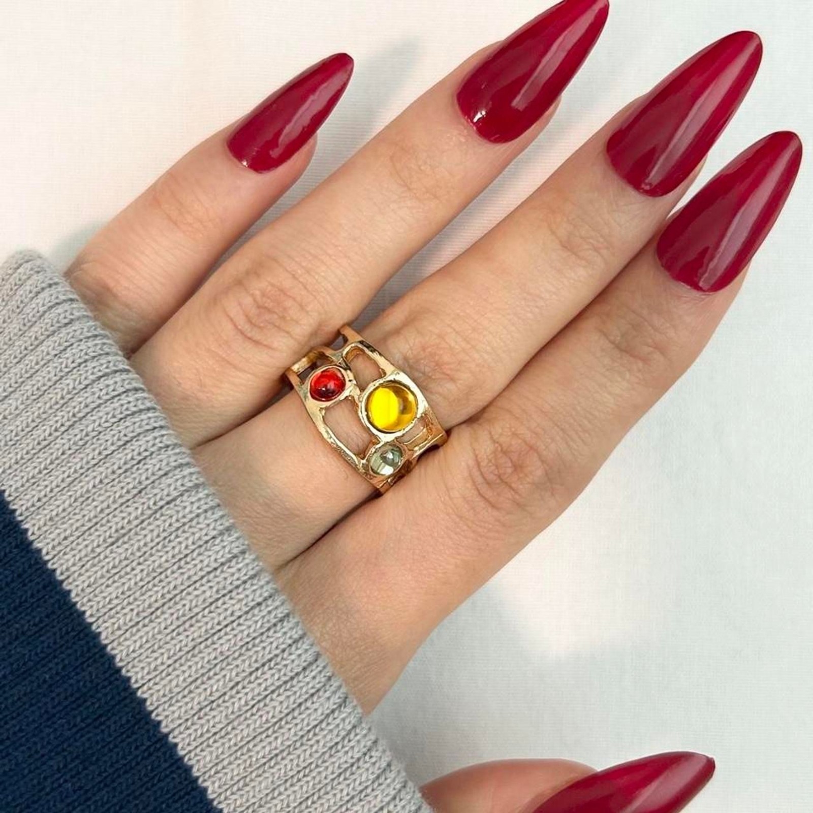 Vintage Inspired Luxury Gold Ring