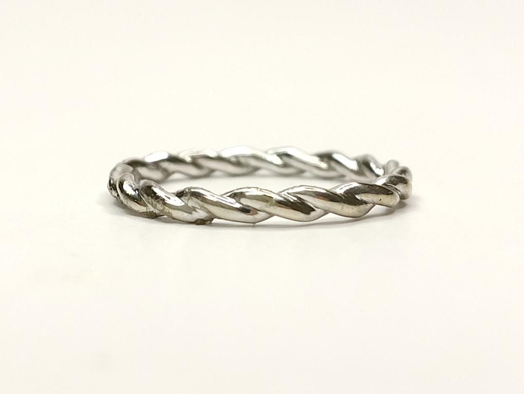 14K White Gold Lady’s Fashion Band sz 8 1.89G (SB1126259)