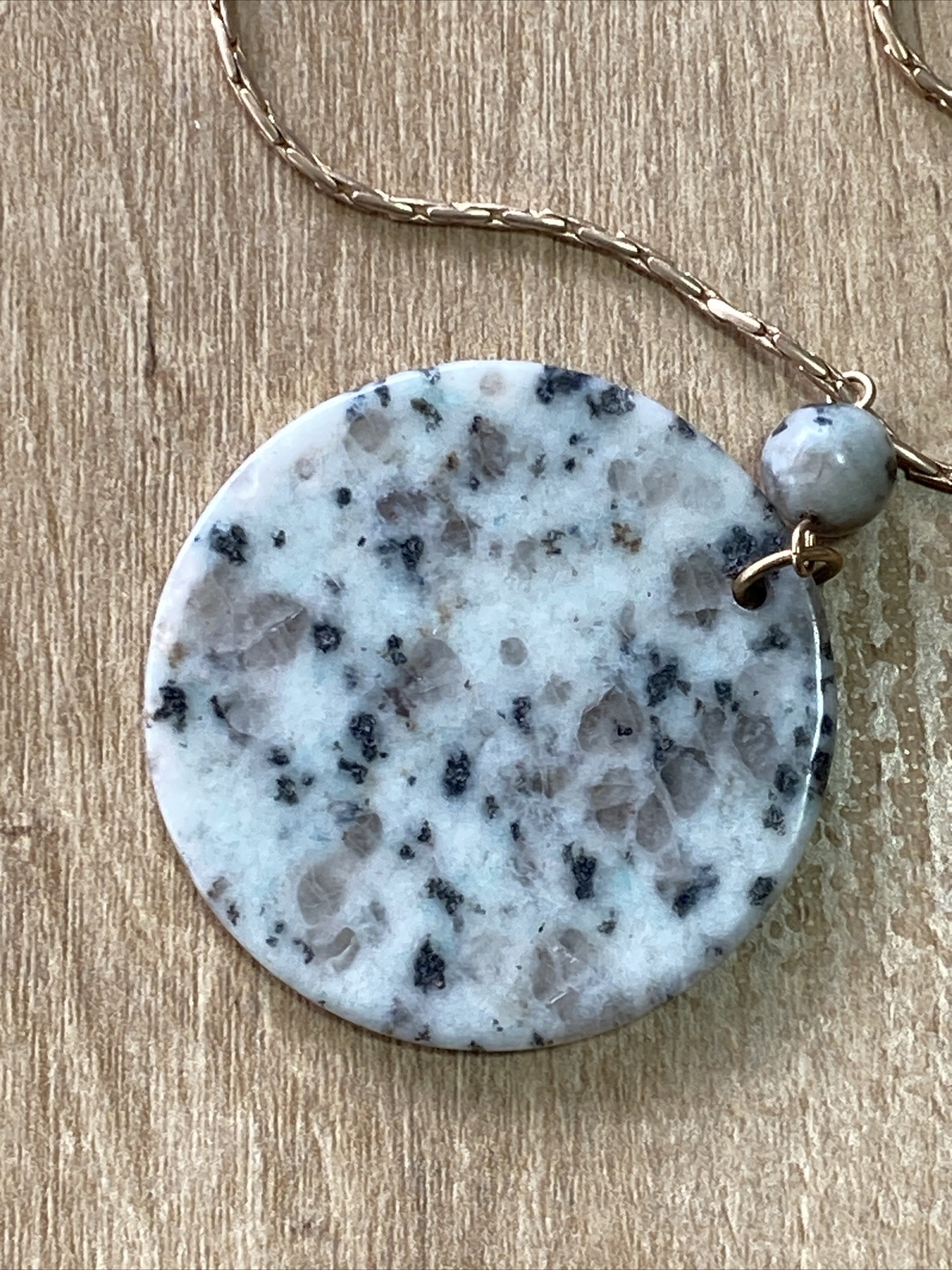 14th and union Pendant Necklace Stone 15” Length