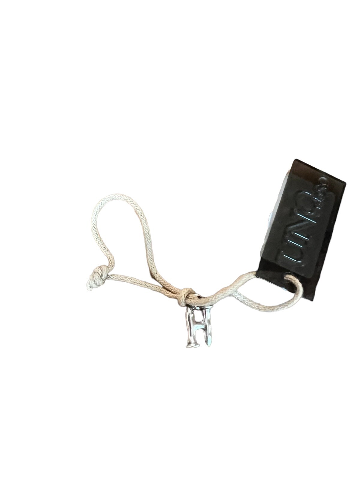 UNO DE 50 CALL ME H – SILVER-PLATED METAL ALLOY PIERCING CHARM