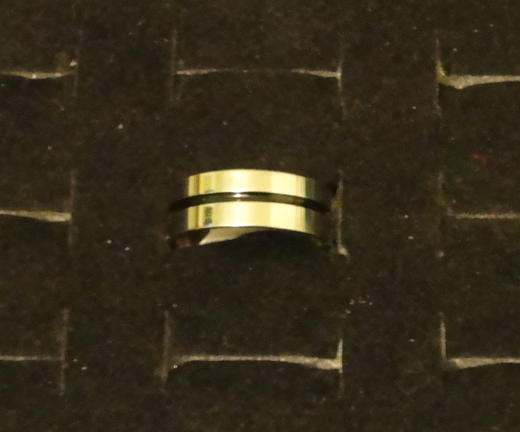 Single Line Stainless Steel 7mm Ring Band Size 11