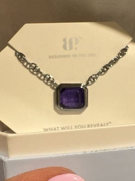 BP Once Made of Mist. Created Lavender Amethyst on Hematite