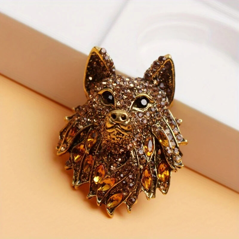 Cartoon animal brooch dragon brooch dog corsage unisex luxury pin gift
