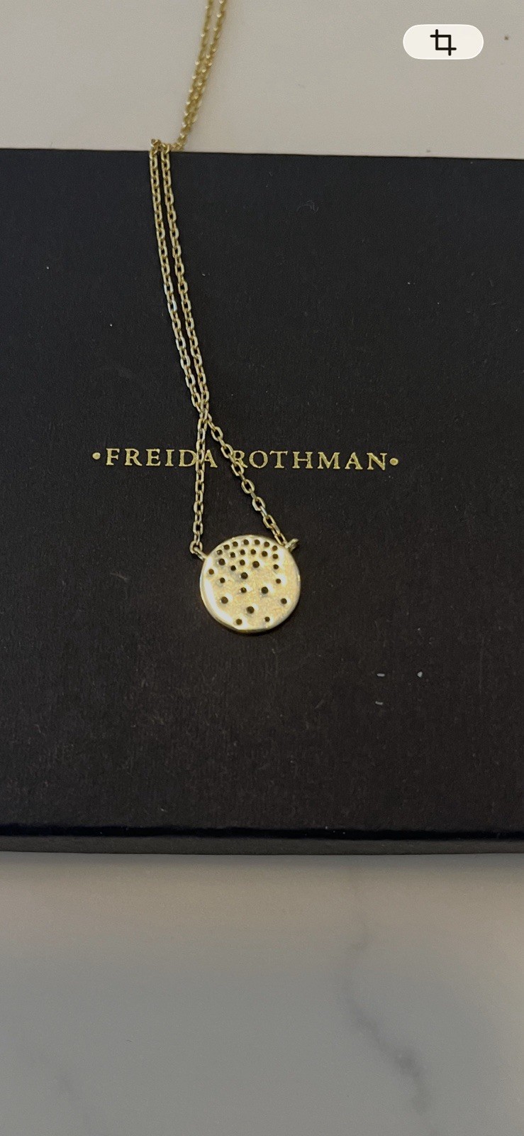 2 Freida Rothman Sterling silver and gold plated Charm Pendant Necklaces