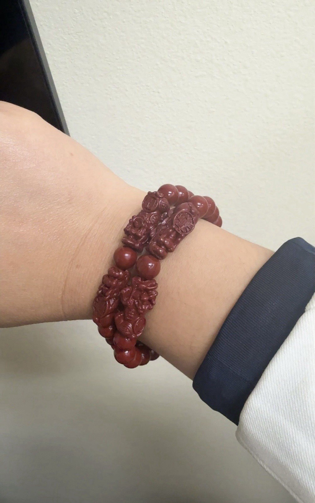 Various beaded bracelets