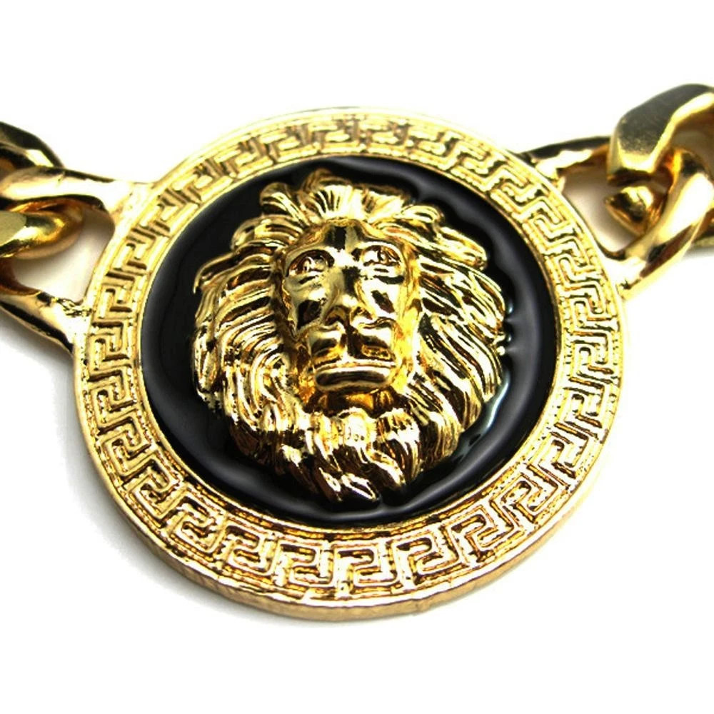 Lion Head Decor Chain Necklace Creative Necklace Choker Chain Chunky Jewelry US