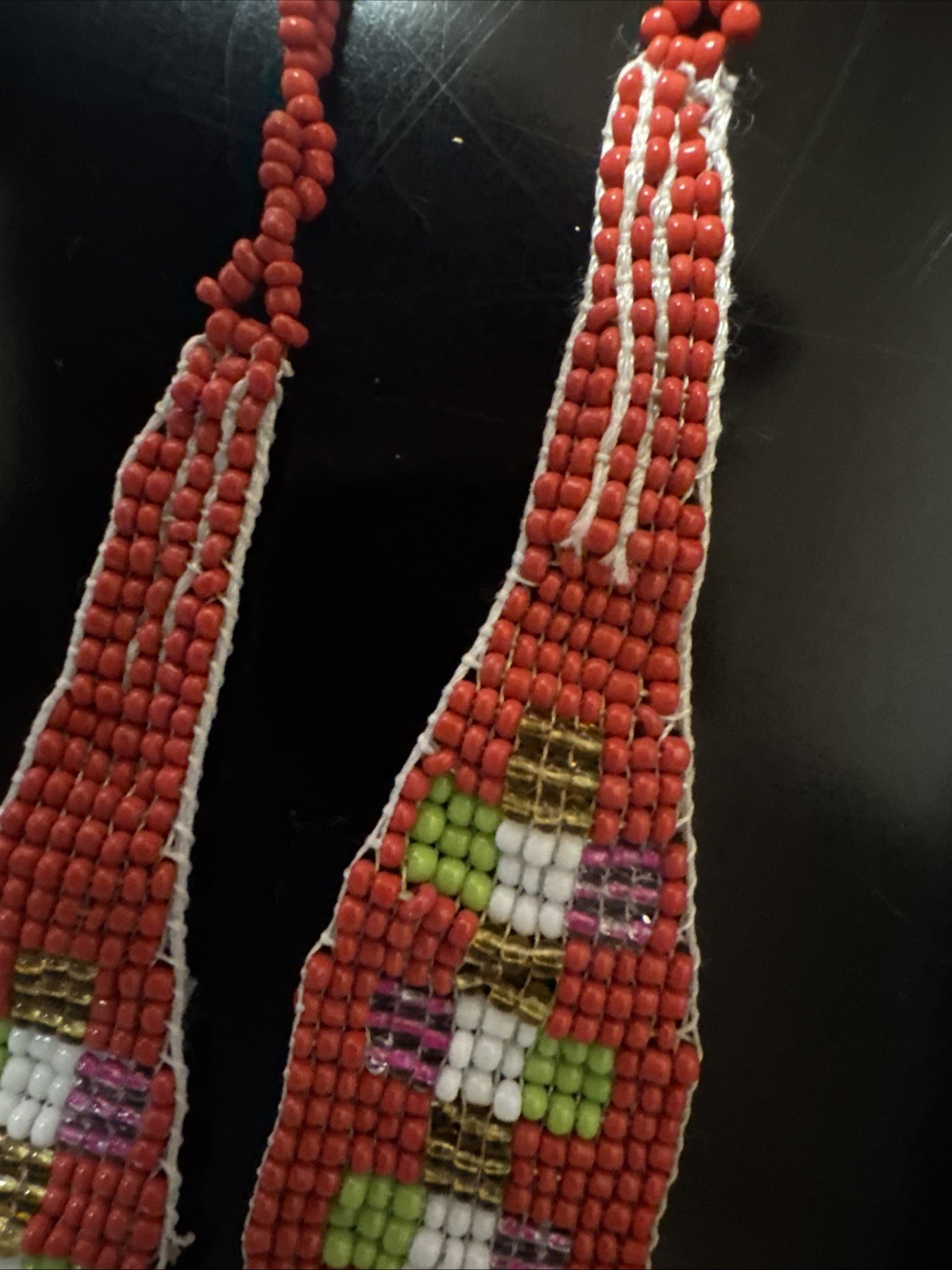 Glass Beaded Multiple Layered Necklace