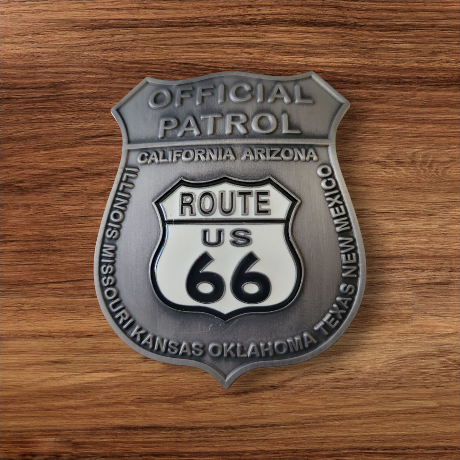 Collectable Biker Badge Set Rider Badge Pin Gift Set Route 66 Indian Motorcycles