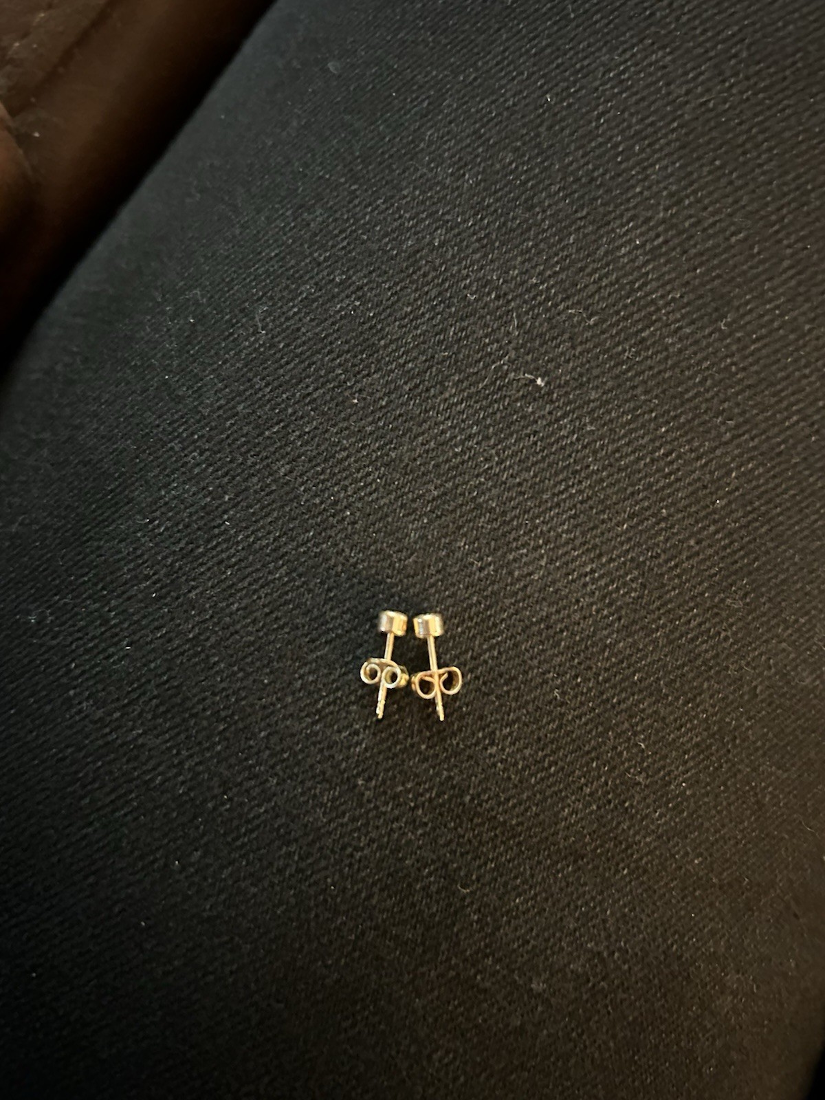 dainty solid gold studs