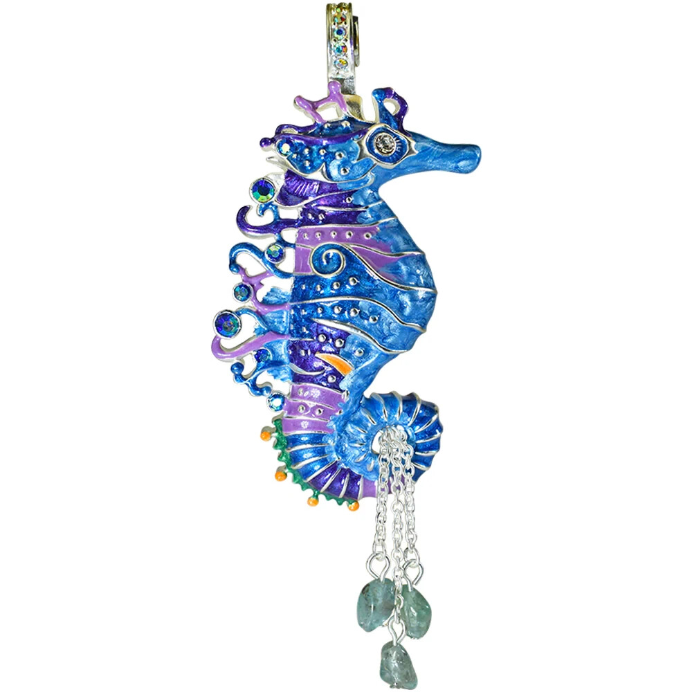 KIRKS FOLLY Seahorse Magic Magnetic Enhancer sterling silvertone