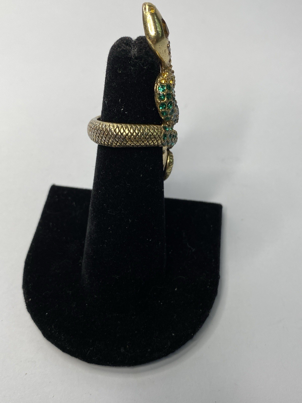 Eclectic Statement Snake Ring! Lucky Brand Size 6, 2 inches long!
