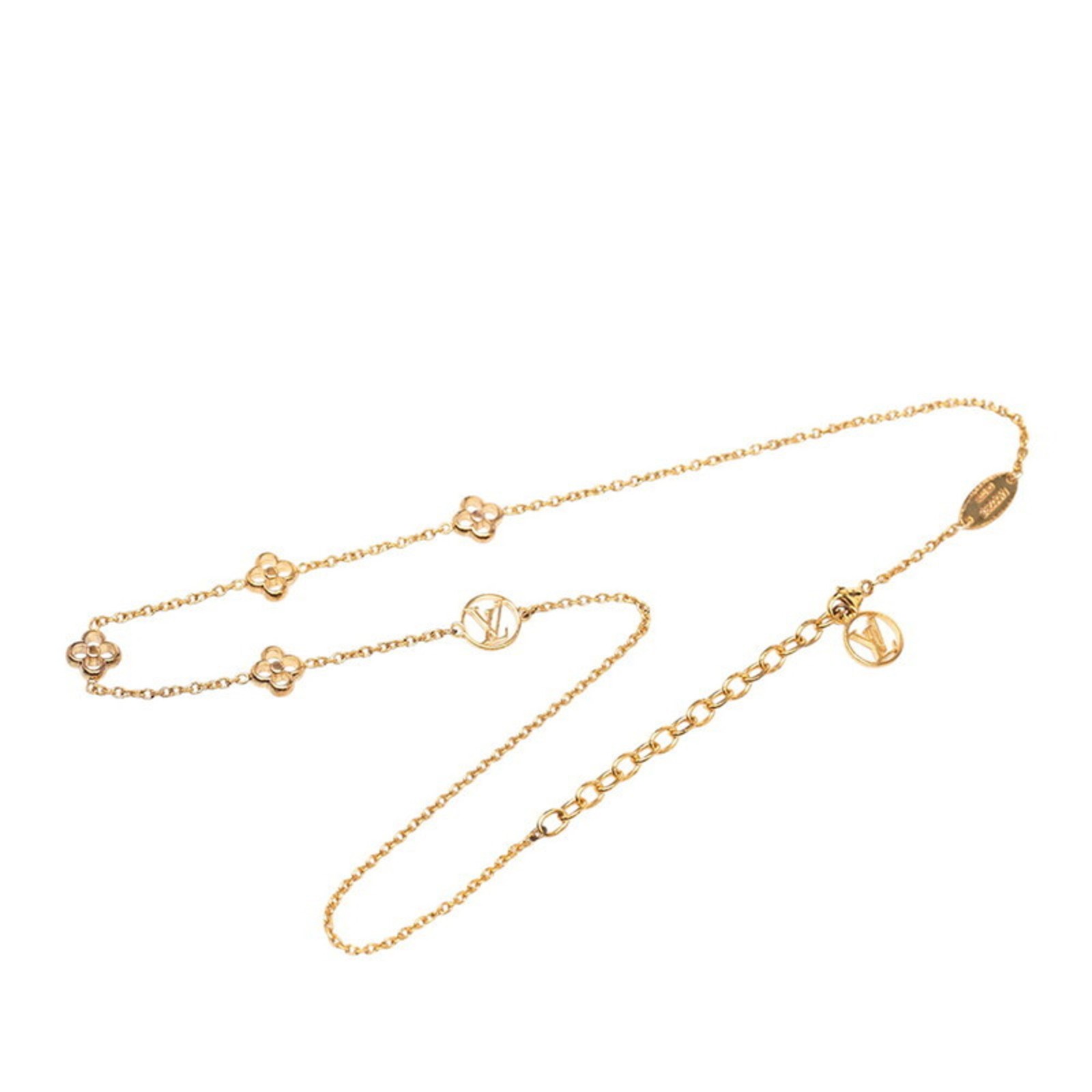 Louis Vuitton Flowerful Necklace M00238 Gold Plated Women’s LOUIS … GZl1i2de