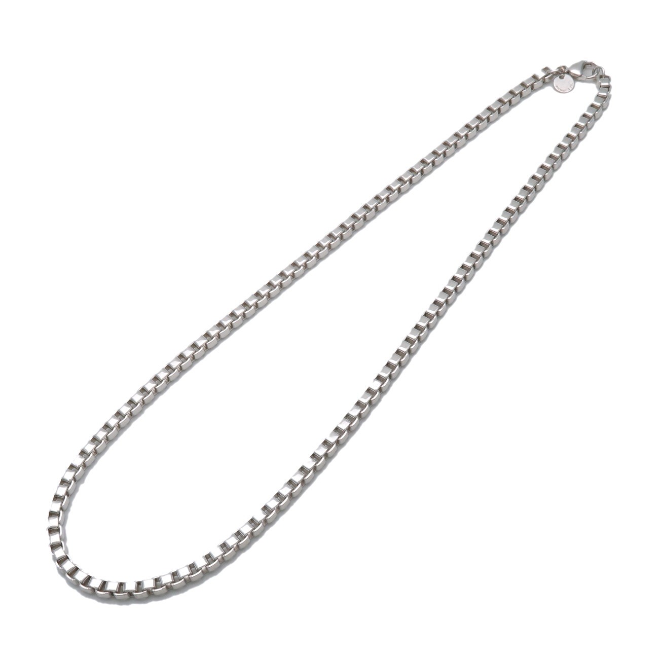 Tiffany & Co Venetian Link Necklace SV925 Silver Authentic Used F/S