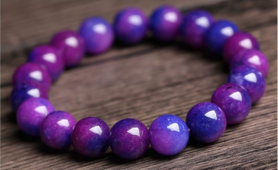 Genuine 6mm Purple Sugilite Round Gemstone Beads Necklace Bracelet Earrings AAA