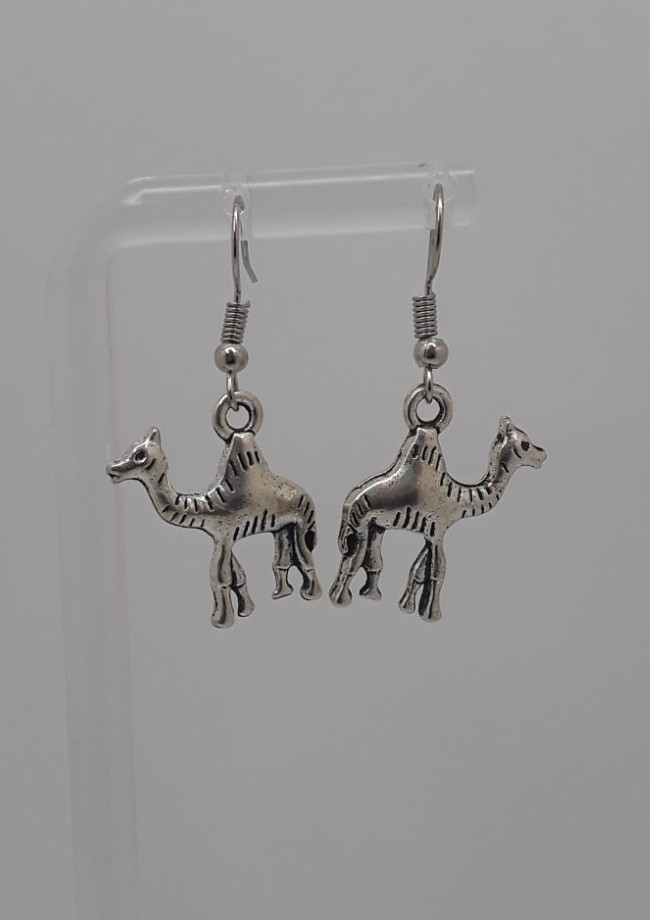 Cute Camel Hump Day Dangle Drop Earrings Unique Party Wildlife Lover Gift