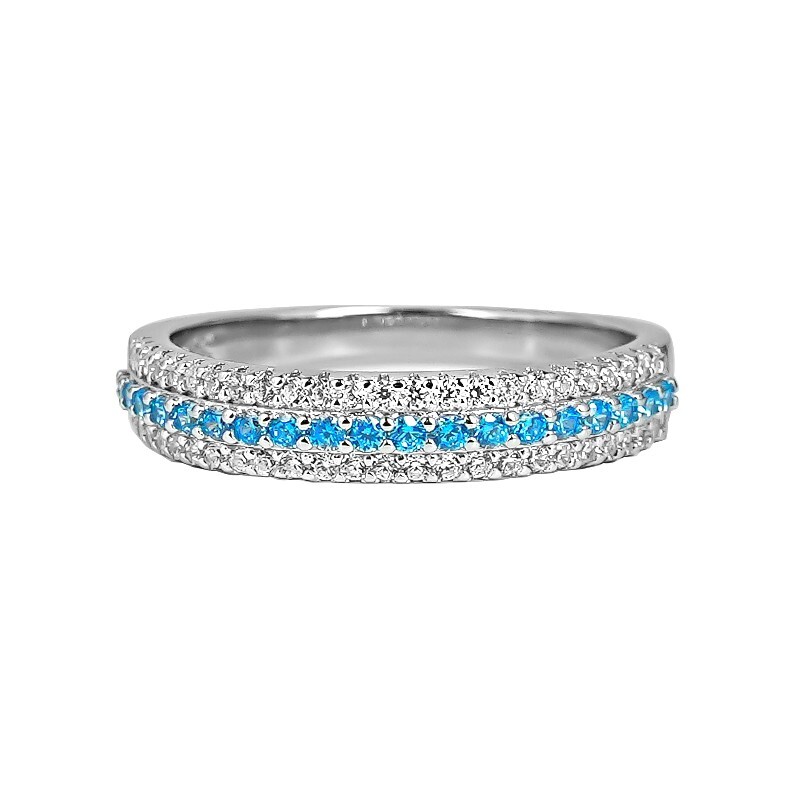 Neon Paraiba Artificial Tourmaline Ring, 18K Gold Vermeil, Stackable & Chic Gift