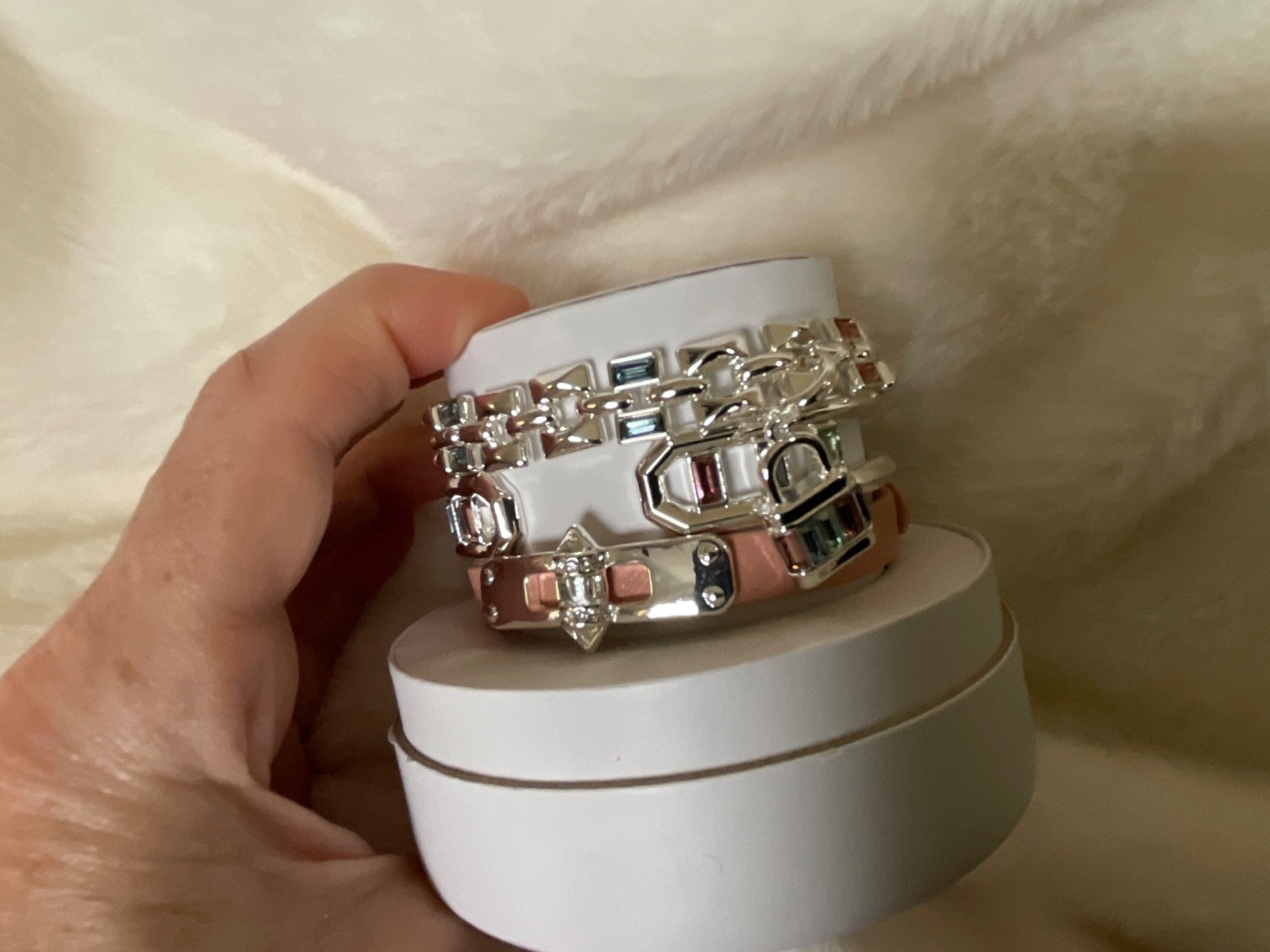 Bomb Party Spring Stacks 2026 locking into your purpose lock charm Silver plated