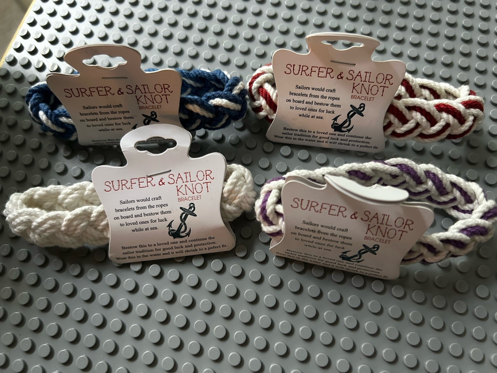 Nautical Braided Rope Surfer & Sailor Knot Bracelet – NEW NWT!