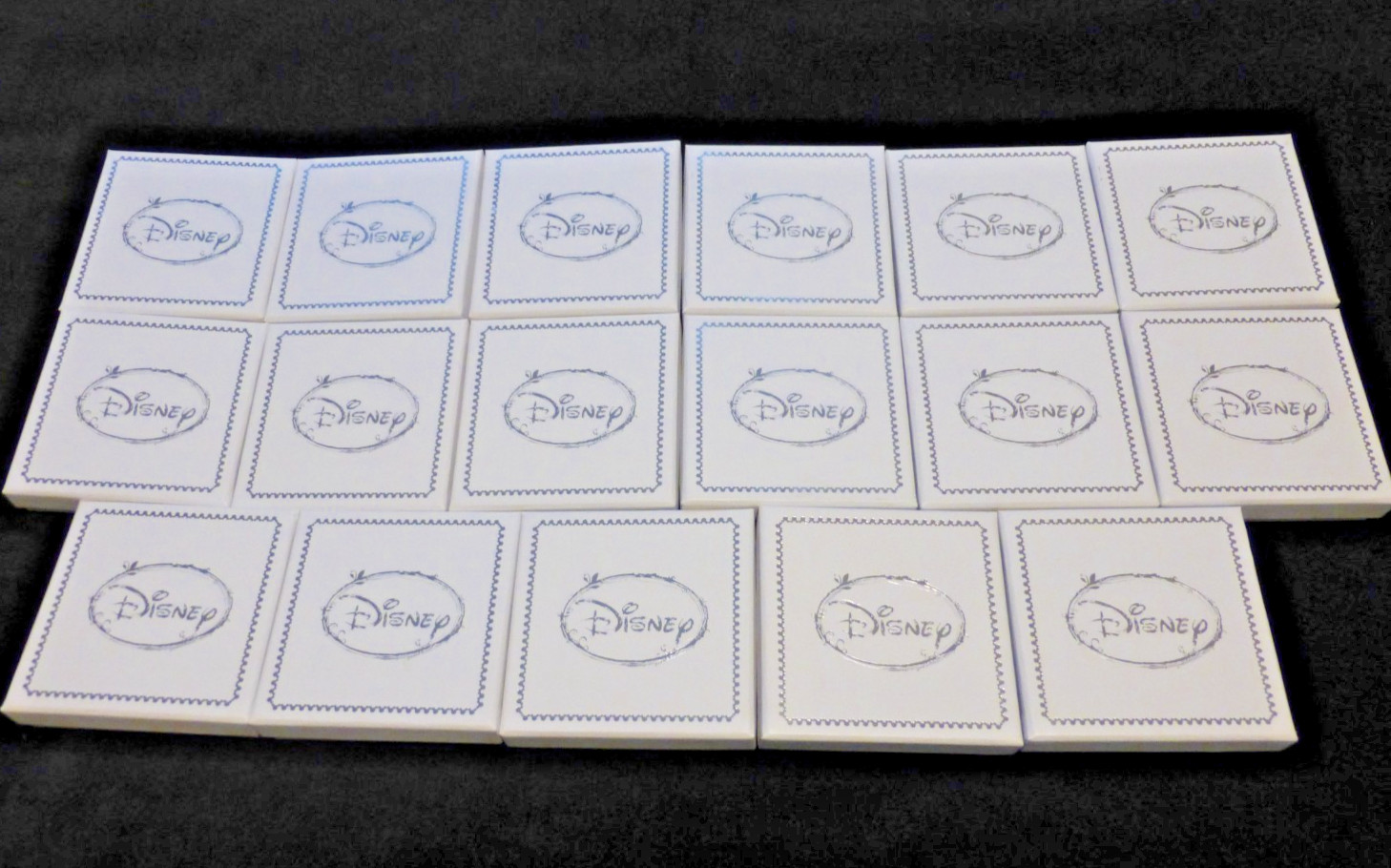 Disney Minnie Mouse Necklace Name Chain Silver Enamelled Hearts x17 BNIB Job Lot