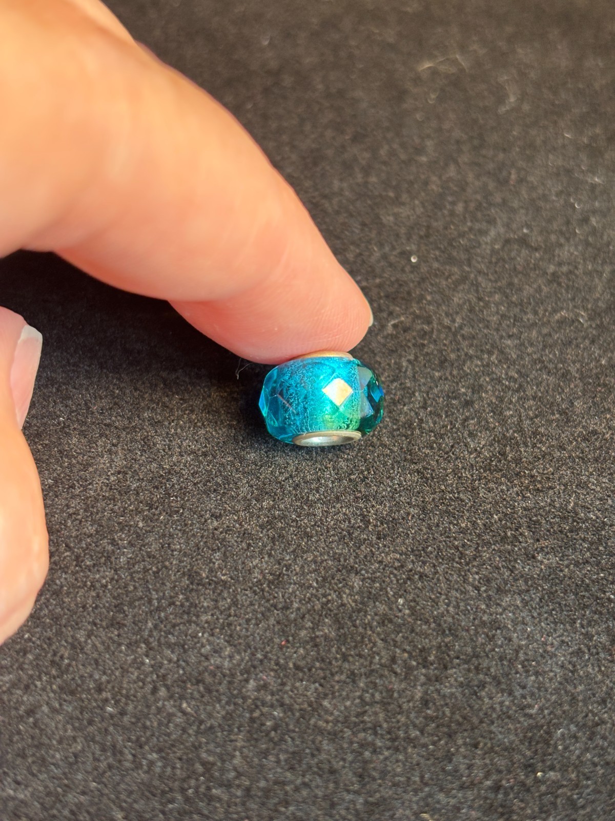 Trollbeads – Retired Turquoise Prism