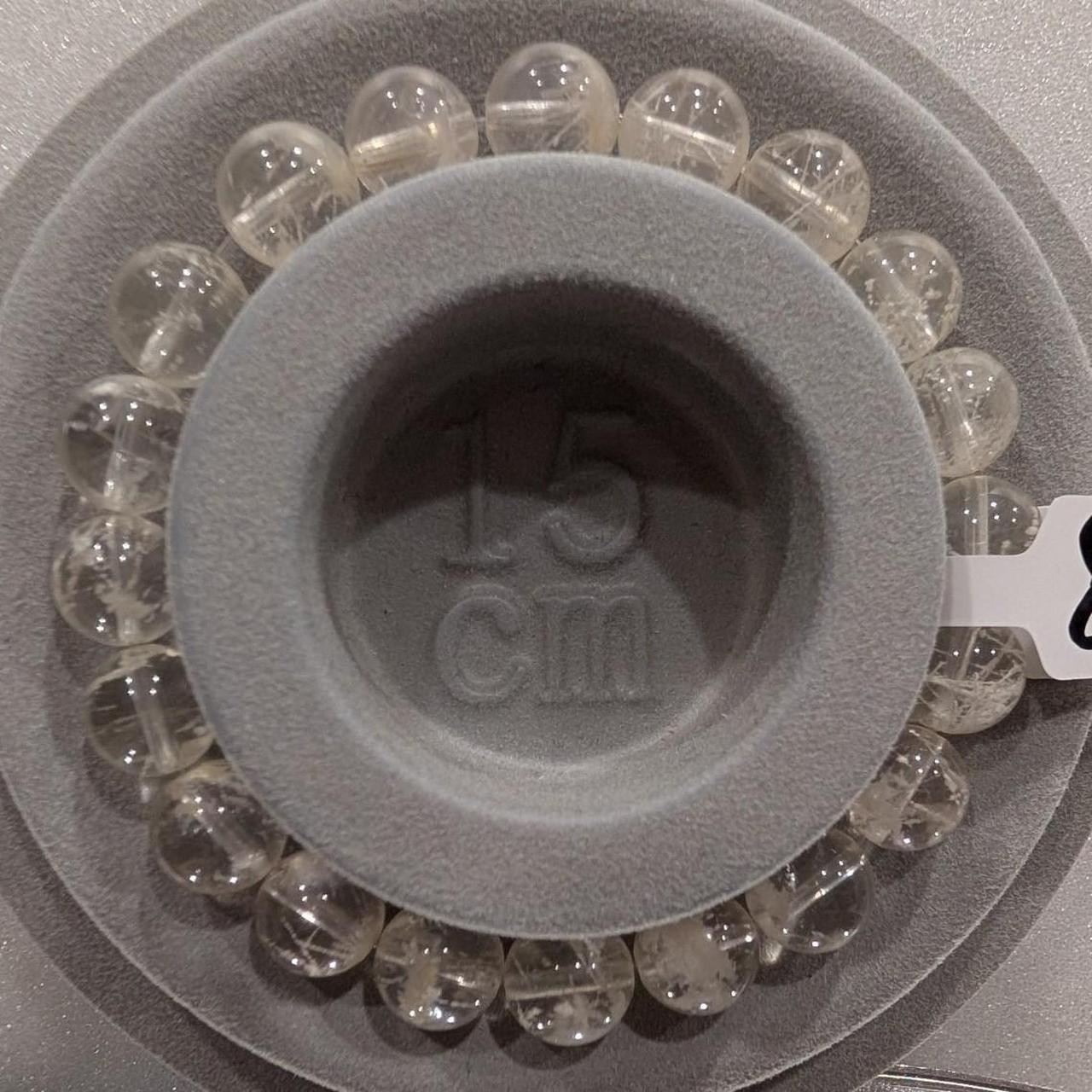 8mm+ Snowflake Phantom Garden Quartz Bracelet *ON SALE: see description