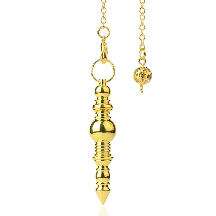 Copper Brass Metal Pendant Pendulum Divination Dowsing Reiki Healing Egyptian