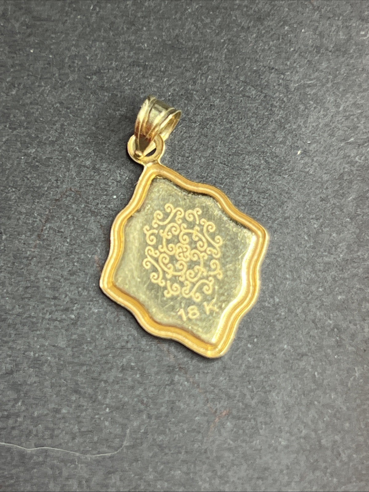 Necklace Pendant 18k Gold 750 Islamic Jewelry Ramadan Allah Chain Quran