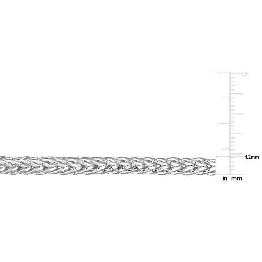 Amour 4.2mm Foxtail Chain Bracelet in Sterling Silver