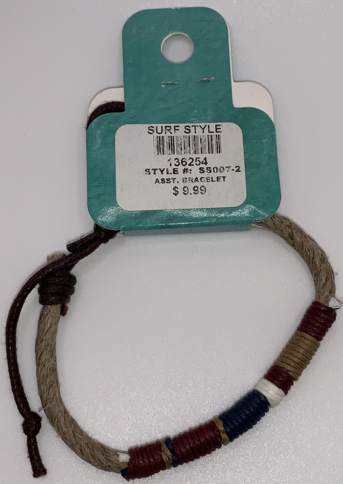 Surf Style Blue Tan Brown White Bracelet 136254 BRAND NEW BOGO!