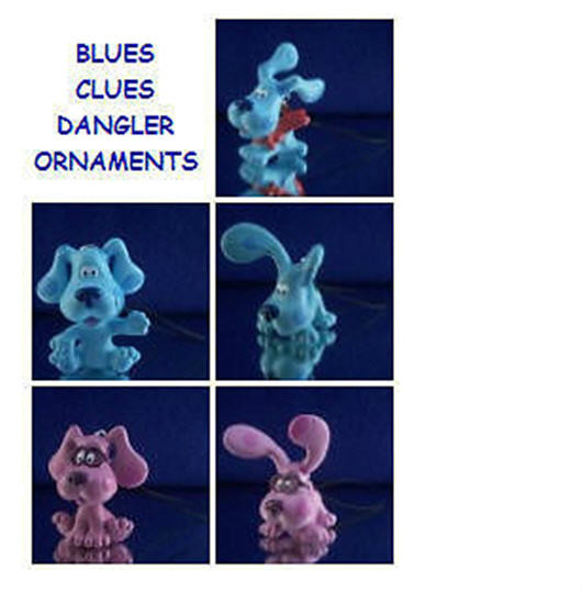 NICKELODEON BLUES CLUES DANGLER CHARM ORNAMENTS U PICK