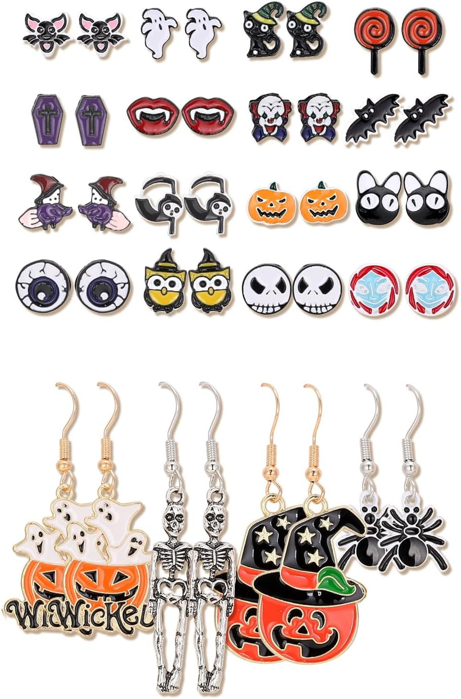 20 Pairs Hypoallergenic Stud Earrings Set for Girls Jewelry Gifts for Girls Kids
